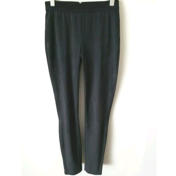 J. Crew Factory Size 2 Black High Waist Faux-suede‎ - Picture 1 of 9